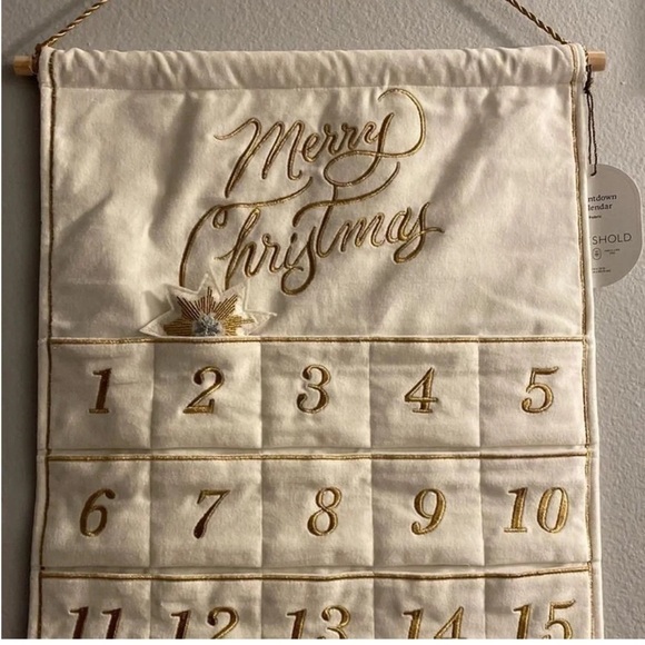 Threshold Merry Christmas Fabric Countdown Calendar - Threshold new - Picture 6 of 7